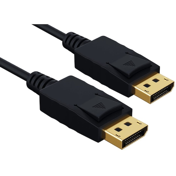 Sanoxy 25ft Gold Plated Premium DisplayPort to DisplayPort Male to Male Cable W/ Latches 28AWG - SNX-CBL-LDR-DP101-1125