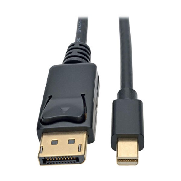 Doomsday 6 ft. 4K x 2K 60 Hz Mini DisplayPort to DisplayPort Adapter Cable M-M, Black - DO825075