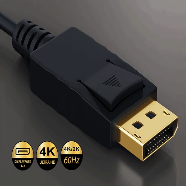 Sanoxy 15ft Gold Plated Premium DisplayPort to DVI Male to Male Cable 28AWG - SNX-CBL-LDR-DP102-1115