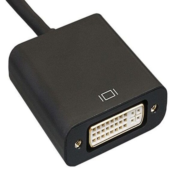 Sanoxy 6.3'' Displayport Male to DVI-D Female Adapter Cable with Latches - SNX-CBL-LDR-DP202-1200