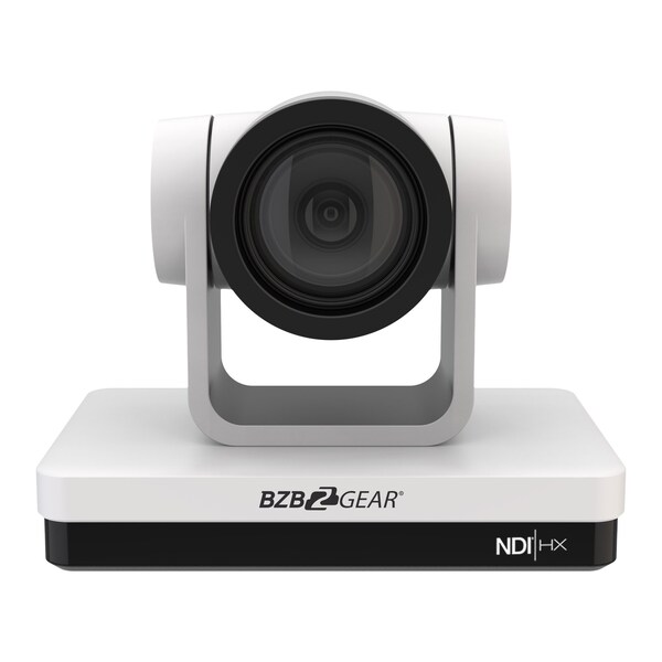 Bzbgear Universal 1080P FHD PTZ 30X NDI/HDMI/SDI/USB 3.0 RS232/485 Live Streaming Camera White - BG-UPTZ-ND30X-W