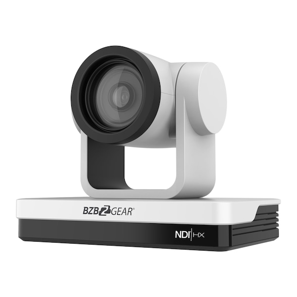 Bzbgear Universal 1080P FHD PTZ 30X NDI/HDMI/SDI/USB 3.0 RS232/485 Live Streaming Camera White - BG-UPTZ-ND30X-W