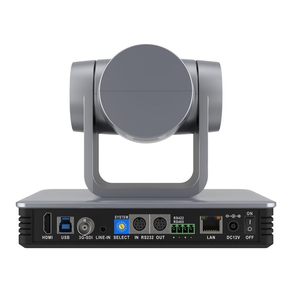 Bzbgear Universal 1080P FHD PTZ 30X HDMI/SDI/USB 3.0 RS232/485 Live Streaming Camera Silver - BG-UPTZ-30XHSU-S