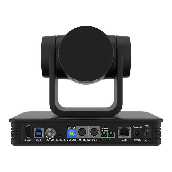 Bzbgear Universal 1080P FHD PTZ 20X HDMI/SDI/USB 3.0 RS232/485 Live Streaming Camera Black - BG-UPTZ-20XHSU-B