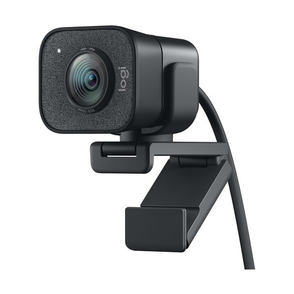 Logitech Webcam, HD 1080p, 2-3/10inWx1-9/10inDx2-3/5inH, Graphite - LOG960001280