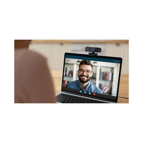 Kensington W2000 1080p Auto Focus Webcam, 1920 pixels x 1080 pixels, 2 Mpixels, Black - K81175WW