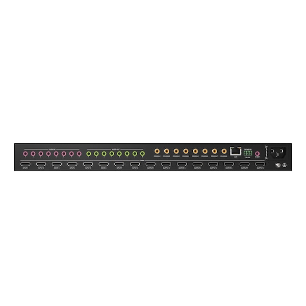 Bzbgear 8x8 4K UHD Seamless HDMI Matrix Switcher/Video Wall Processor/MultiViewer - BG-4K-VP88