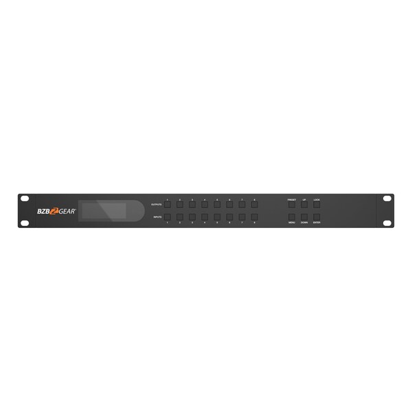 Bzbgear 8x8 4K UHD Seamless HDMI Matrix Switcher/Video Wall Processor/MultiViewer - BG-4K-VP88