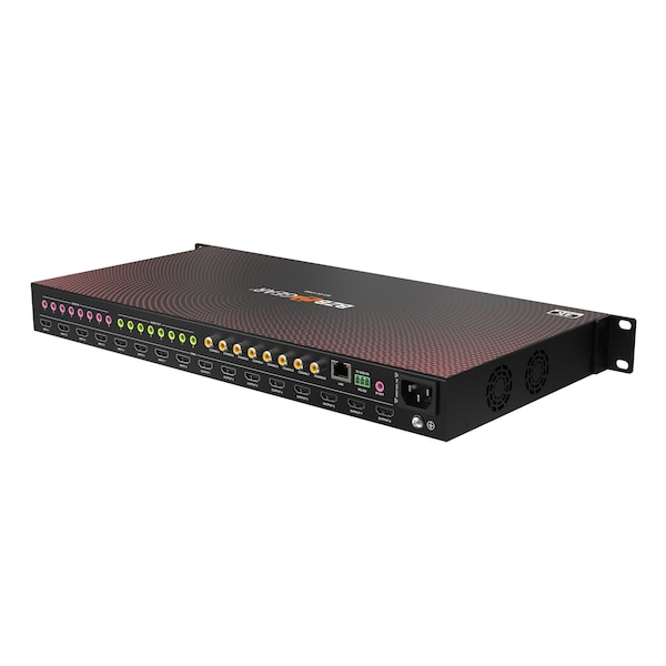 Bzbgear 8x8 4K UHD Seamless HDMI Matrix Switcher/Video Wall Processor/MultiViewer - BG-4K-VP88