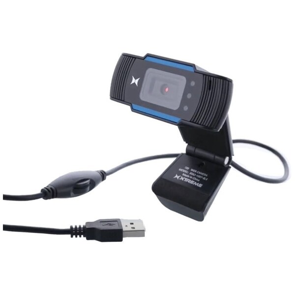 Xtreme HD Studio Pro Web Camera streams and records video in crisp 720P HD resolution w/3 bright LED light - XCA21007BLK
