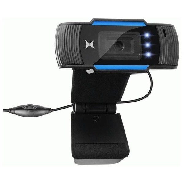 Xtreme HD Studio Pro Web Camera streams and records video in crisp 720P HD resolution w/3 bright LED light - XCA21007BLK
