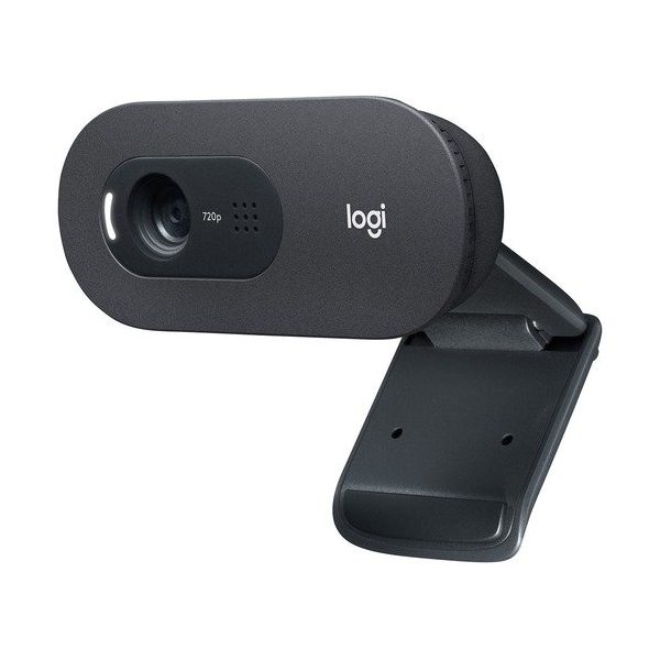 Logitech Webcam, HD 720p, 2-9/10inWx2-3/5inDx1-1/4inH, Gray - LOG960001363