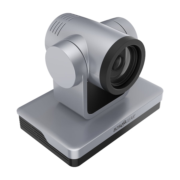 Bzbgear Universal 1080P FHD PTZ 12X HDMI/SDI/USB 3.0 RS232/485 Live Streaming Camera Silver - BG-UPTZ-12XHSU-S