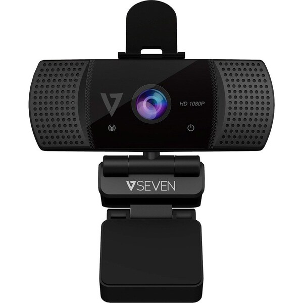 V7 1080P 1920 x 1080 HD USB USB-A Webcam with Tripod 1.5 m Cable - WCF1080P