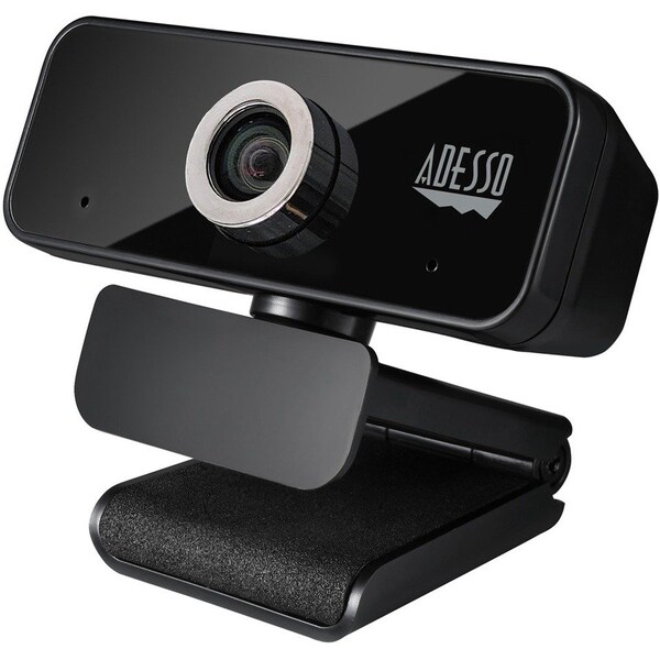Adesso 4K ULTRA HD USB WEBCAM , 8.0 MEGAPIXEL CMOS SENSOR, 120 DEGREE WIDE  VIEW - CYBERTRACK6S