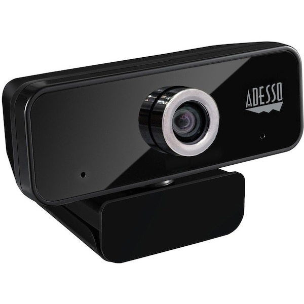Adesso 4K ULTRA HD USB WEBCAM , 8.0 MEGAPIXEL CMOS SENSOR, 120 DEGREE WIDE  VIEW - CYBERTRACK6S