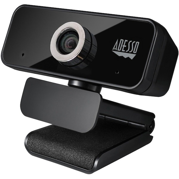 Adesso 4K ULTRA HD USB WEBCAM , 8.0 MEGAPIXEL CMOS SENSOR, 120 DEGREE WIDE  VIEW - CYBERTRACK6S