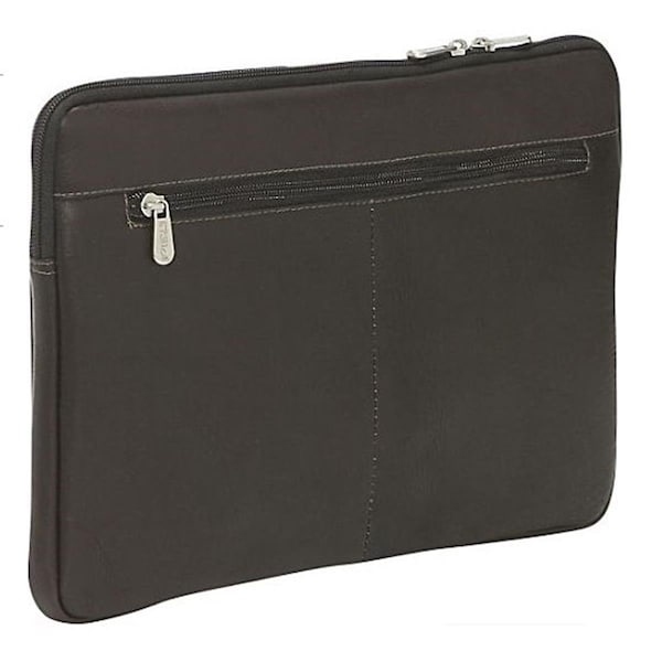 Piel Leather 13In Zip Laptop Sleeve - Chocolate - 2892-CHC