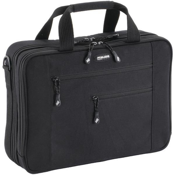 Cb Distributing 16 in. Pc-17 in. Macbook- r Canvas Eco Briefcase- Black - ST3696447