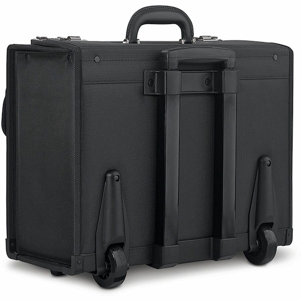 Solo New York Classic Rolling Case, Fits 17'' Laptops, 12.8'' x 18'' x 7'', Black - B78-4