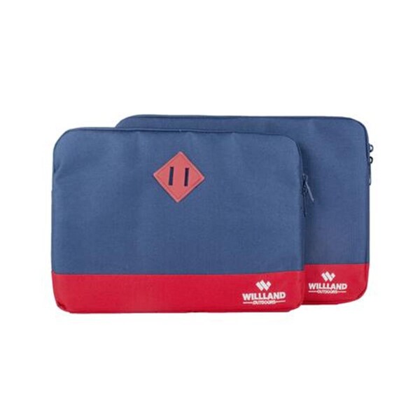 Willland Outdoors 15.4 in. Sleeve Classica Laptop Sleeve, Navy - B60810