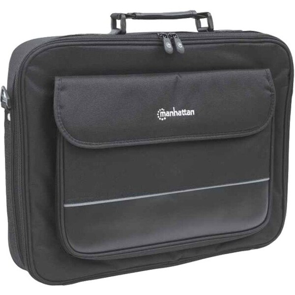 Manhattan - Strategic Manhattan Empire II 17" Laptop Briefcase, Black - Top Load, Fits Most Widescreens Up To 17" - 421560