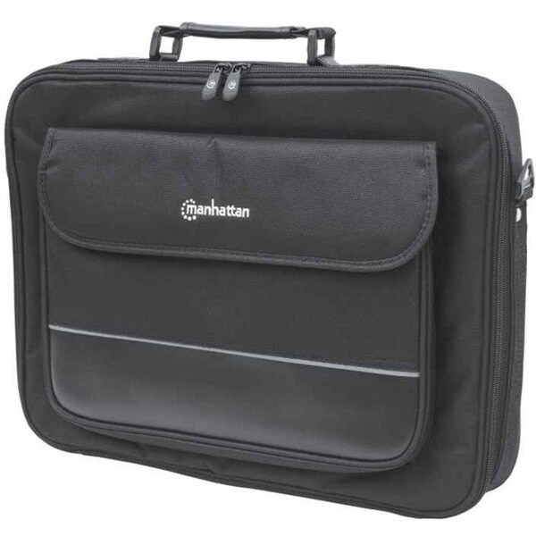 Manhattan - Strategic Manhattan Empire II 17" Laptop Briefcase, Black - Top Load, Fits Most Widescreens Up To 17" - 421560