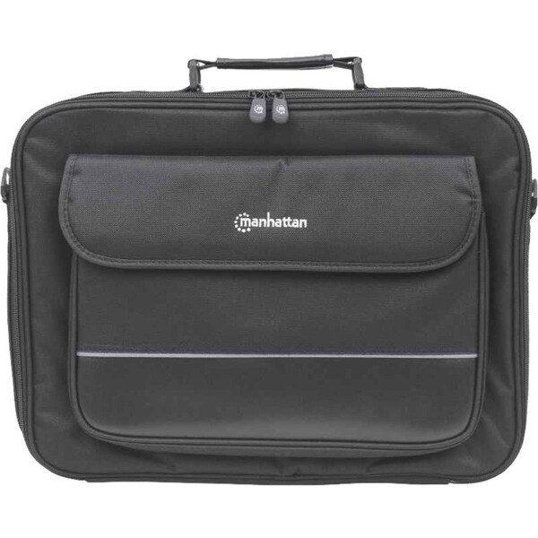 Manhattan - Strategic Manhattan Empire II 17" Laptop Briefcase, Black - Top Load, Fits Most Widescreens Up To 17" - 421560