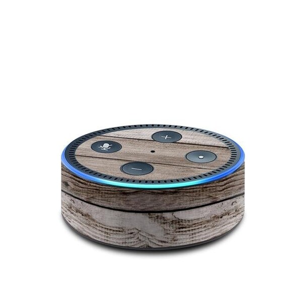 Halco Lighting Corp. Reclaimed Woods AED2-BWOOD Amazon Echo Dot 2nd Generation Skin - Barn Wood - AED2-BWOOD