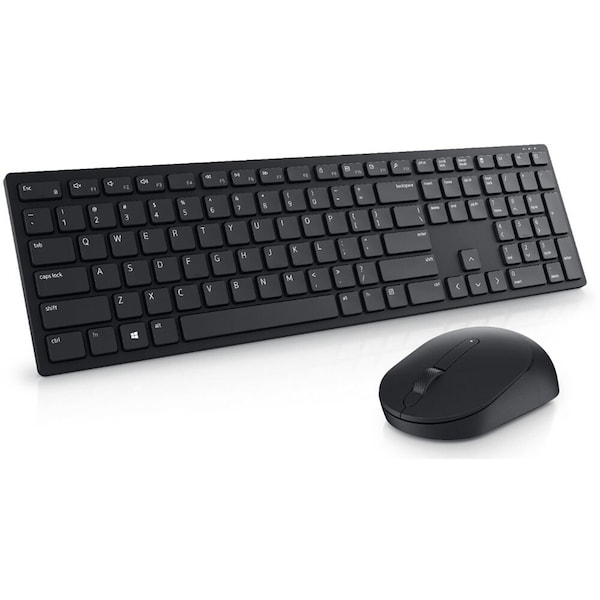 Dell Dell Pro KM5221W Keyboard & Mouse - Wireless Keyboard - Wireless Mouse - KM5221WBKBUS