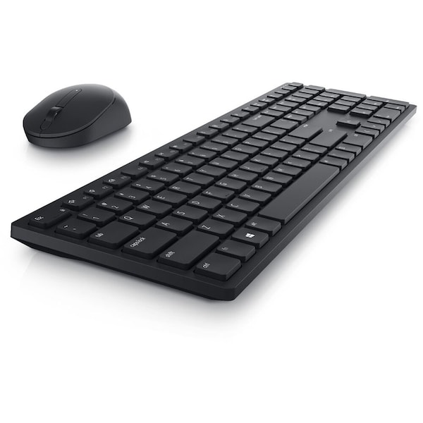 Dell Dell Pro KM5221W Keyboard & Mouse - Wireless Keyboard - Wireless Mouse - KM5221WBKBUS