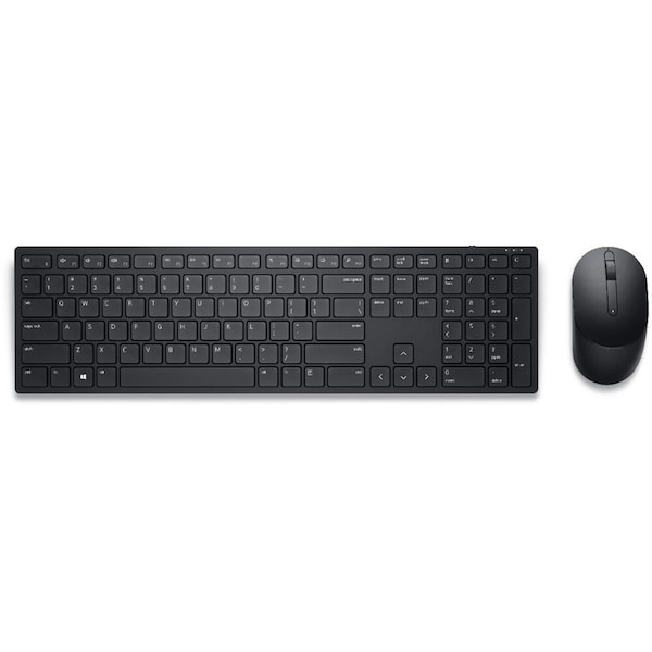 Dell Dell Pro KM5221W Keyboard & Mouse - Wireless Keyboard - Wireless Mouse - KM5221WBKBUS