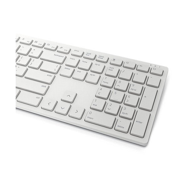 Dell Pro KM5221W Keyboard and Mouse in White - KM5221WWHUS
