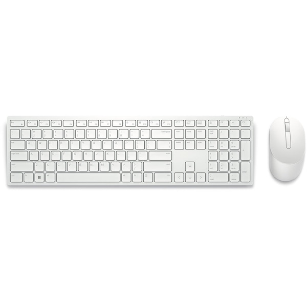 Dell Pro KM5221W Keyboard and Mouse in White - KM5221WWHUS