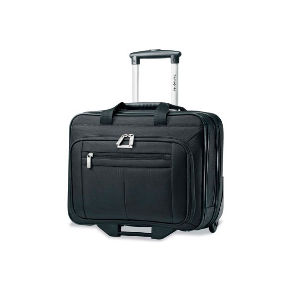 Samsonite Wheeled Business Case, 16-1/2 x 8 x 13-1/4, Black - 438761041