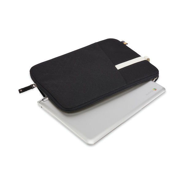 Case Logic Ibira 11.6" Laptop Sleeve, 12.6 x 1.2 x 9.4, Polyester, Black - 3204389