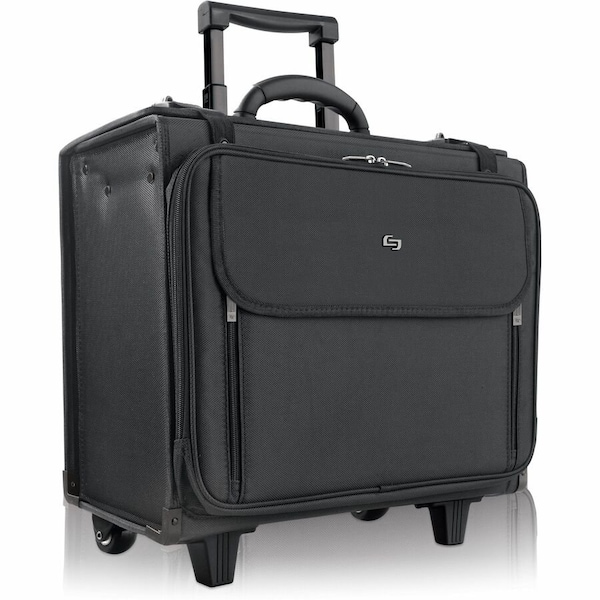 Solo New York Classic Rolling Case, Fits 15.4'' to 17'' Laptops, 13.5'' x 17.5'' x 7'', Black - B151-4