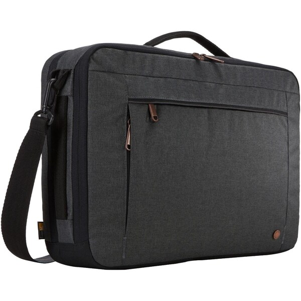 Hi-Tec 15.6 in. Hybrid Notebook Carrying Shoulder Bag, Obsidian - HI656594