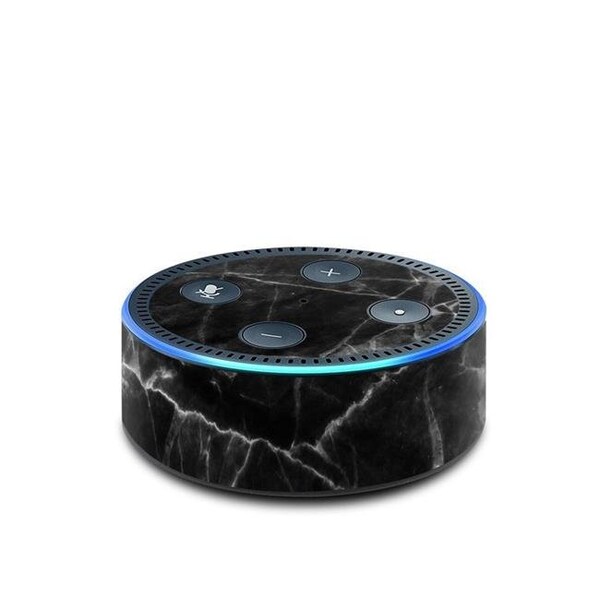 Seeds Of Change (Ca) Marble Collection AED2-BLACK-MARBLE Amazon Echo Dot 2nd Generation Skin - Black Marble - AED2-BLACK-MARBLE