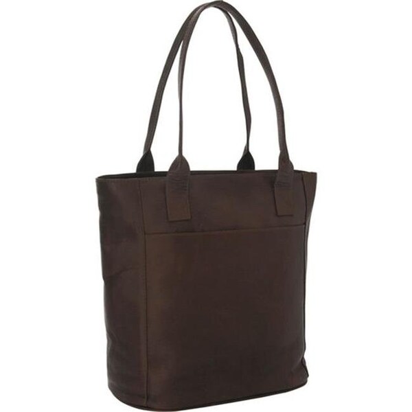 Piel Leather Piel Leather 2967 - BLK Xl Laptop Tote Bag - Black - 2967-BLK