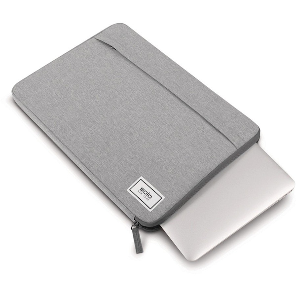 Solo Sleeve, f/ 15.6" Laptop, 16-1/4"Wx1"Lx11-1/4"H, Gray - USLUBN10510