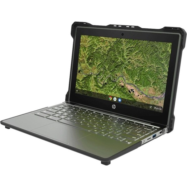 Max Cases 14 in. Extreme Shell-S Chromebook Case for HP G6 CB - HP-ESS-G6EE-14-BCLR
