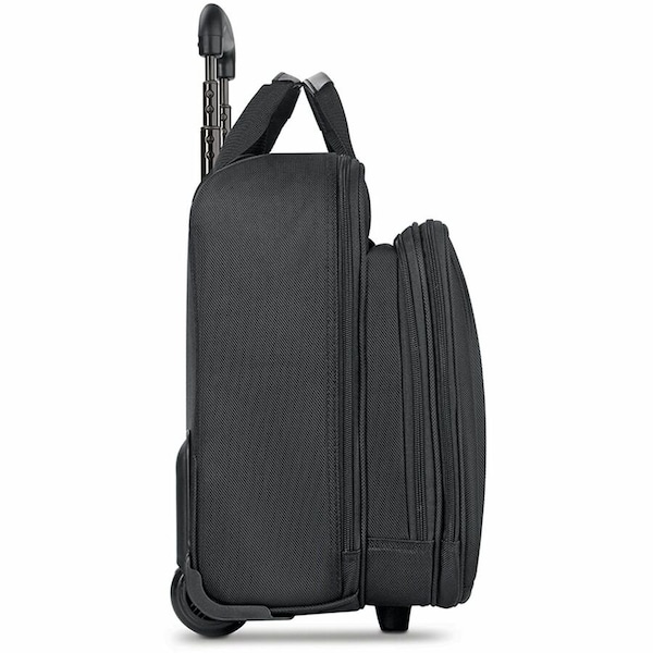 Solo New York Rolling Carrying, Fits 17.3'' Laptops, 14'' x 16.8'' x 5'', Black - PT1364