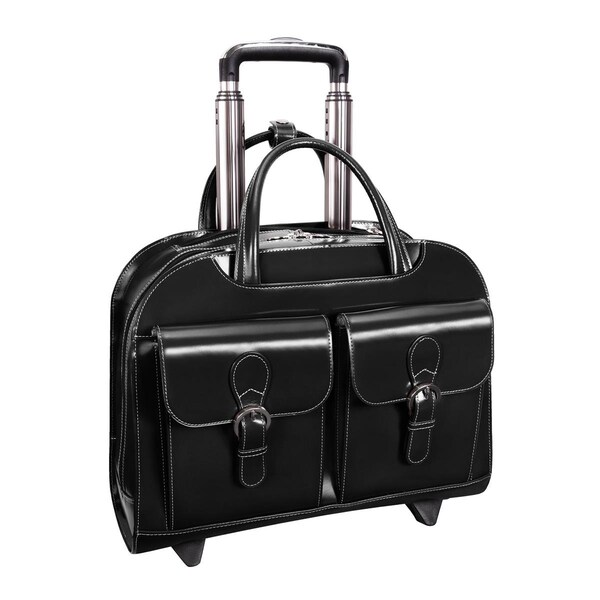 A1 Luggage DAVIS  - Black - Wheeled Ladies Laptop Case - A12451323