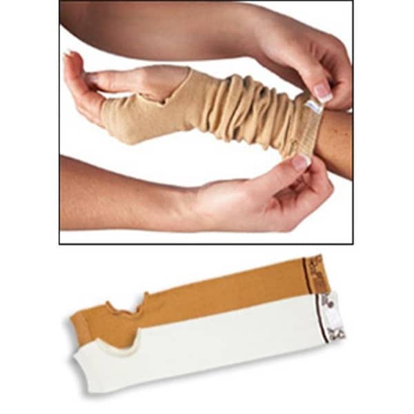 Secure Secure ARMS-M-B Skin Protection Sleeve For Arms; Brown; Medium - ARMS-M-B