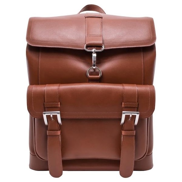Mckleinusa Mcklein 88024 Hagen Leather Laptop Backpack; Brown - 88024