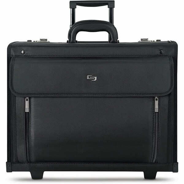 Solo New York Rolling Case, Fits 16'' Laptops, 13.8'' x 18'' x 8.3'', Black - PV784