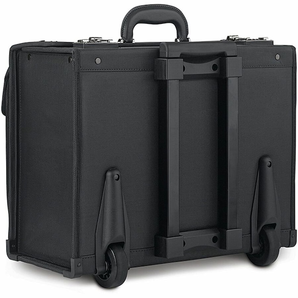 Solo New York Rolling Case, Fits 16'' Laptops, 13.8'' x 18'' x 8.3'', Black - PV784