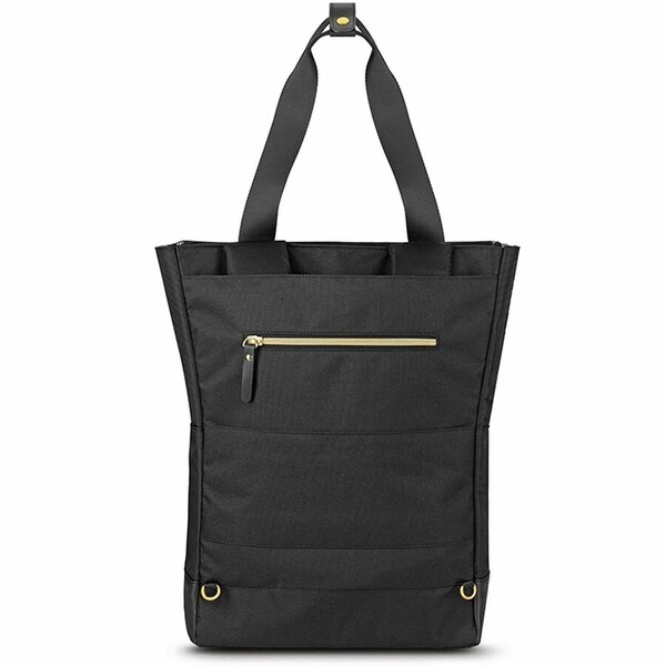 Solo New York Parker Laptop Tote Bag, Fits 15.'' Laptops, 16'' x 15'' x 4.5'', Black - EXE8014