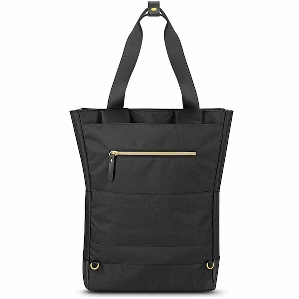 Solo New York Parker Laptop Tote Bag, Fits 15.'' Laptops, 16'' x 15'' x 4.5'', Black - EXE8014